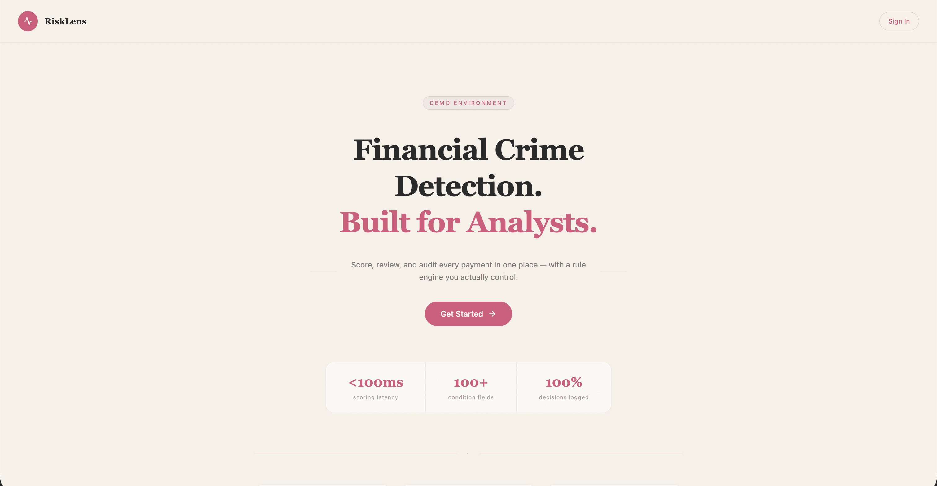 Risk Lens screenshot